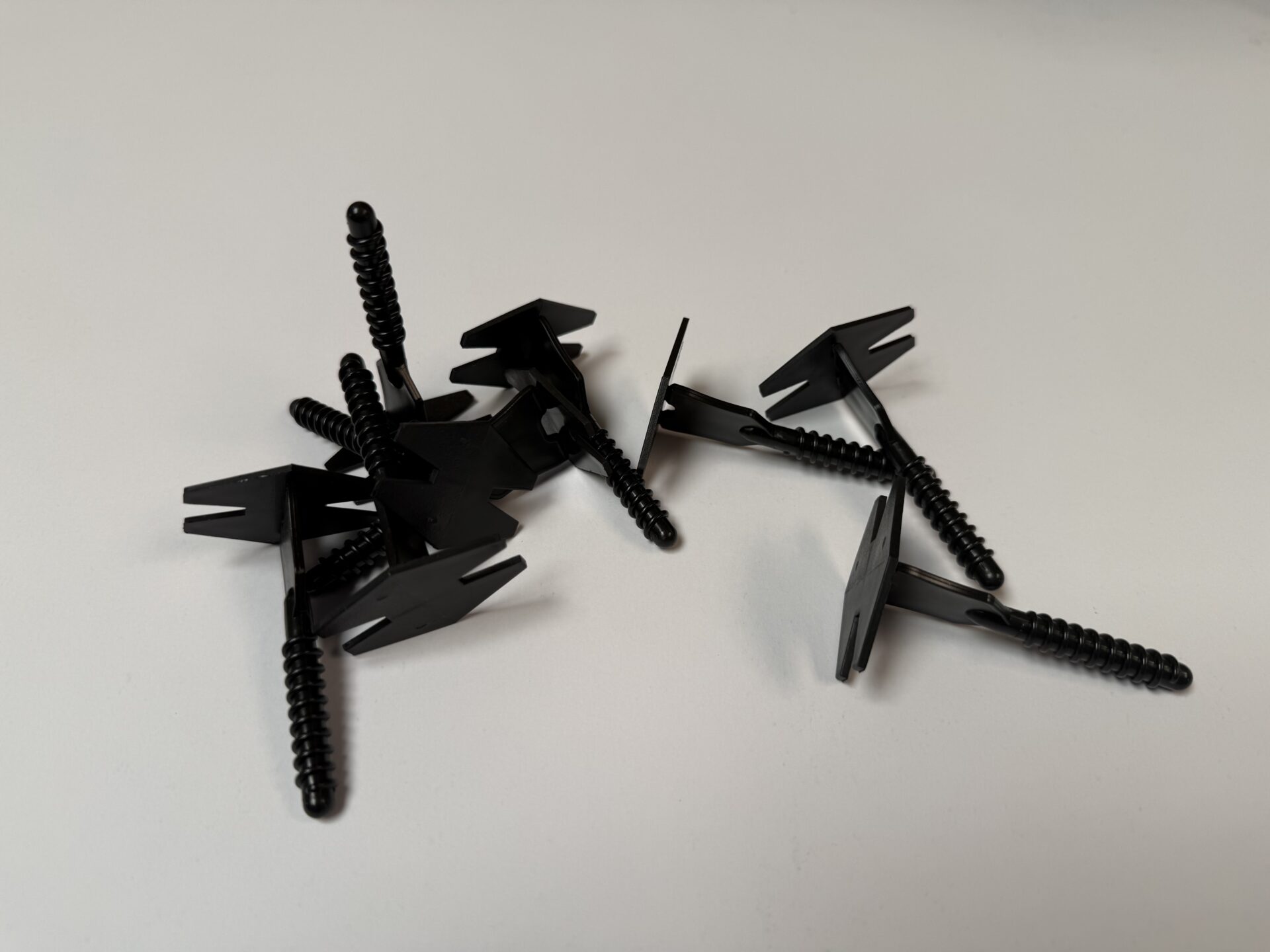 Group of TileFixer black Torque Levelling posts